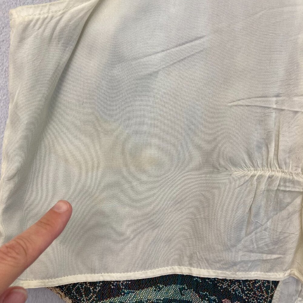 Vintage Backroad Blues Jeanswear Jacquard Formal Vest 20W Horse Buggy Prairie - Picture 8 of 12
